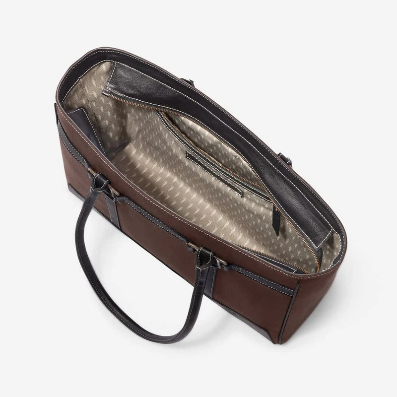 Oughton Derby Work Tote - Heritage Brown/Black 3 Oughton Derby Work Tote - Heritage Brown/Black - Image 3