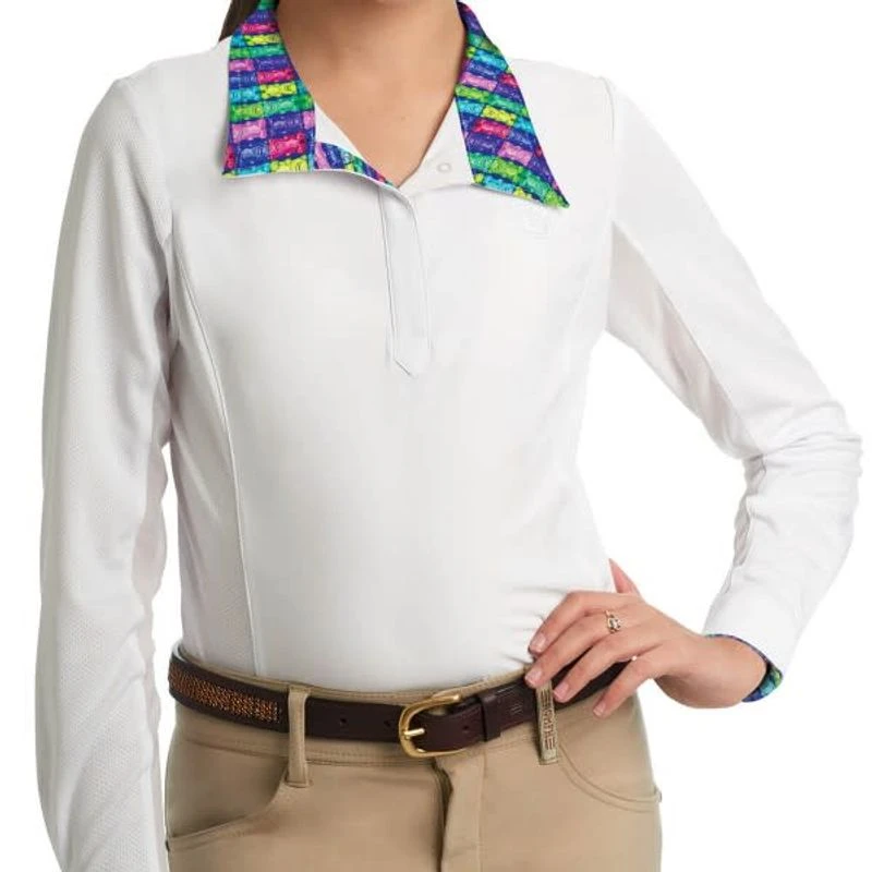 Romfh Kids' Sarah Long Sleeve Shirt Snap - White/Gummie Bearsies 1 Romfh Kids' Sarah Long Sleeve Shirt Snap - White/Gummie Bearsies