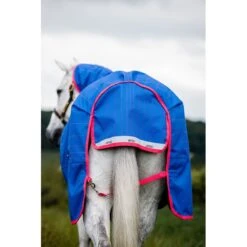 Amigo Bravo 12 Reflective Plus Turnout 250g - Blue/Reflective/Pink -Equestrian Supplies Shop 606836 800 800