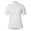 Kerrits Women's Encore Short Sleeve Show Shirt - White/Lucky Diamond