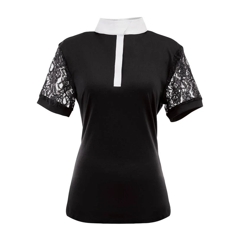 Ovation Women's Elegance Lace Show Shirt - Black 1 Ovation Women's Elegance Lace Show Shirt - Black