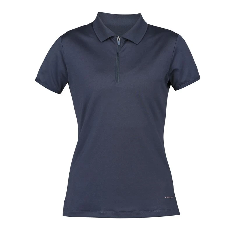 Shires Aubrion Women's Poise Tech Polo - Navy 1 Shires Aubrion Women's Poise Tech Polo - Navy