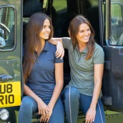 Shires Aubrion Women's Poise Tech Polo - Navy 7 Shires Aubrion Women's Poise Tech Polo - Navy -Equestrian Supplies Shop 618498 800 800