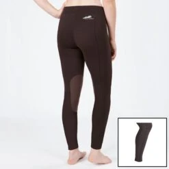Irideon Women's WindPro Knee Patch Breeches W/Sock - Espresso
