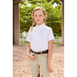 RJ Classics Kids' Ava Short Sleeve Show Shirt - White 6 RJ Classics Kids' Ava Short Sleeve Show Shirt - White -Equestrian Supplies Shop 624152 800 800