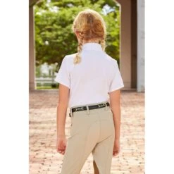 RJ Classics Kids' Ava Short Sleeve Show Shirt - White 7 RJ Classics Kids' Ava Short Sleeve Show Shirt - White -Equestrian Supplies Shop 624153 800 800