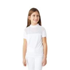 Horze Kids' Kaya Show Shirt - Brilliant White -Equestrian Supplies Shop 648527 800 800
