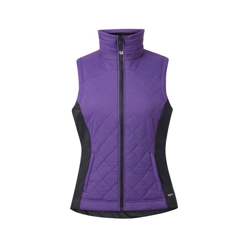 Kerrits Women's Full Motion Quilted Vest - Huckleberry 1 Kerrits Women's Full Motion Quilted Vest - Huckleberry