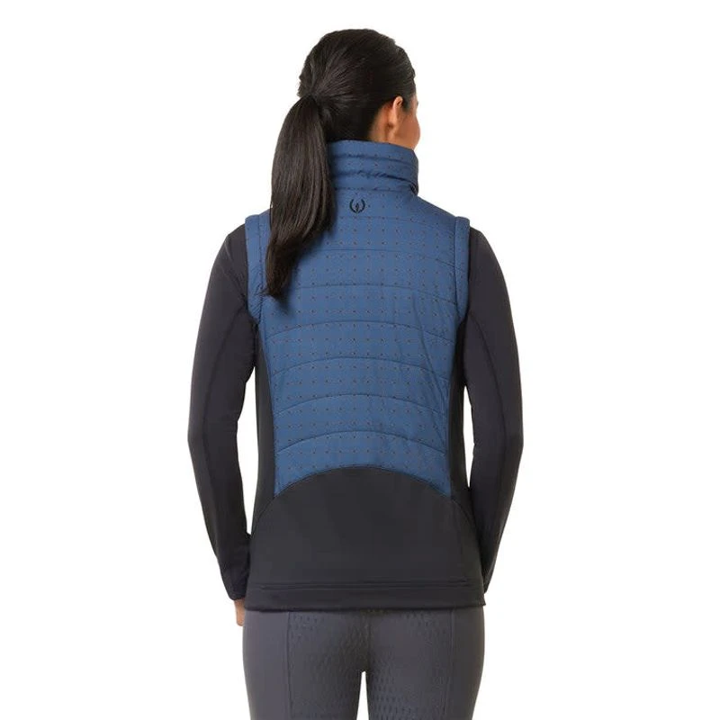 Kerrits Women's Full Motion Quilted Vest - Lake Herringbone Plaid 3 Kerrits Women's Full Motion Quilted Vest - Lake Herringbone Plaid - Image 3