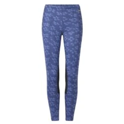 Kerrits Kids' Knee Patch Performance Tights - Ink Mini Run Free