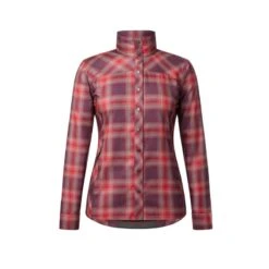 Kerrits Women's Not Just A Barn Shirt - Sangria Plaid