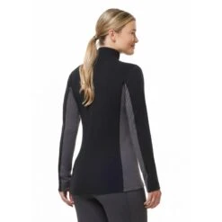 Kerrits Women's Stable Temp Merino Wool Quarter Zip Top - Black -Equestrian Supplies Shop 694960 800 800
