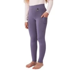 Horze Kids' Kaylee Full Seat Tights - Grey Ridge Purple -Equestrian Supplies Shop 695356 800 800