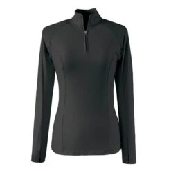 Ovation Women's Altitude Solid Sun Shirt - Black