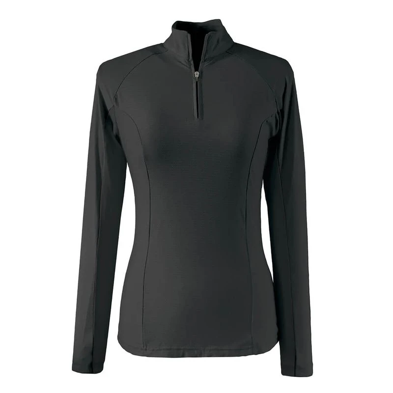 Ovation Women's Altitude Solid Sun Shirt - Black 1 Ovation Women's Altitude Solid Sun Shirt - Black