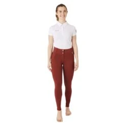 Horze Women's Mira Full Seat Breeches - Smoked Paprika -Equestrian Supplies Shop 696709 800 800