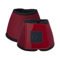 Horze Smoky Twilight Air Mesh Bell Boots - Anemone Dark Pink