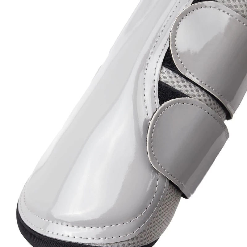 Horze Smoky Twilight Air Mesh Brushing Boots - Quiet Grey 2 Horze Smoky Twilight Air Mesh Brushing Boots - Quiet Grey - Image 2