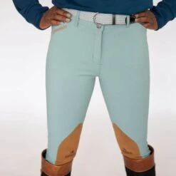 Romfh Women's Sarafina Knee Patch Euroseat - Classic Mineral Green