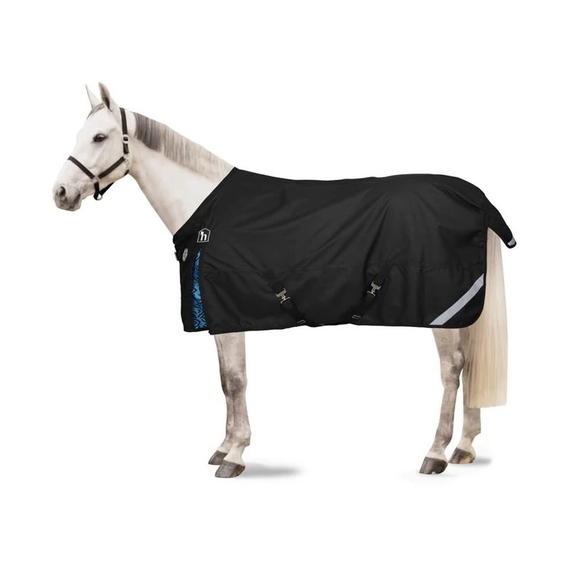 Horze Quebec 1200D Turnout Sheet - Caviar Black 1 Horze Quebec 1200D Turnout Sheet - Caviar Black