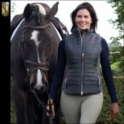 Tredstep Women's Calypso Vest - Gun Metal -Equestrian Supplies Shop 703745 800 800